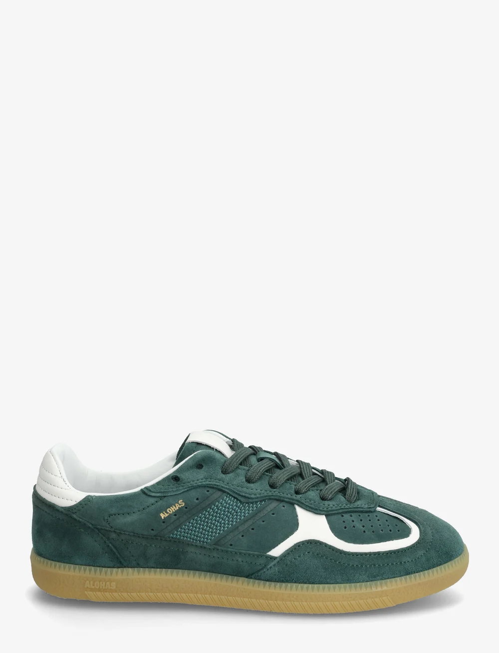 ALOHAS - Tb.490 Rife Cornflower Blue Cream Leather Sneakers - madala säärega tossud - green - 1