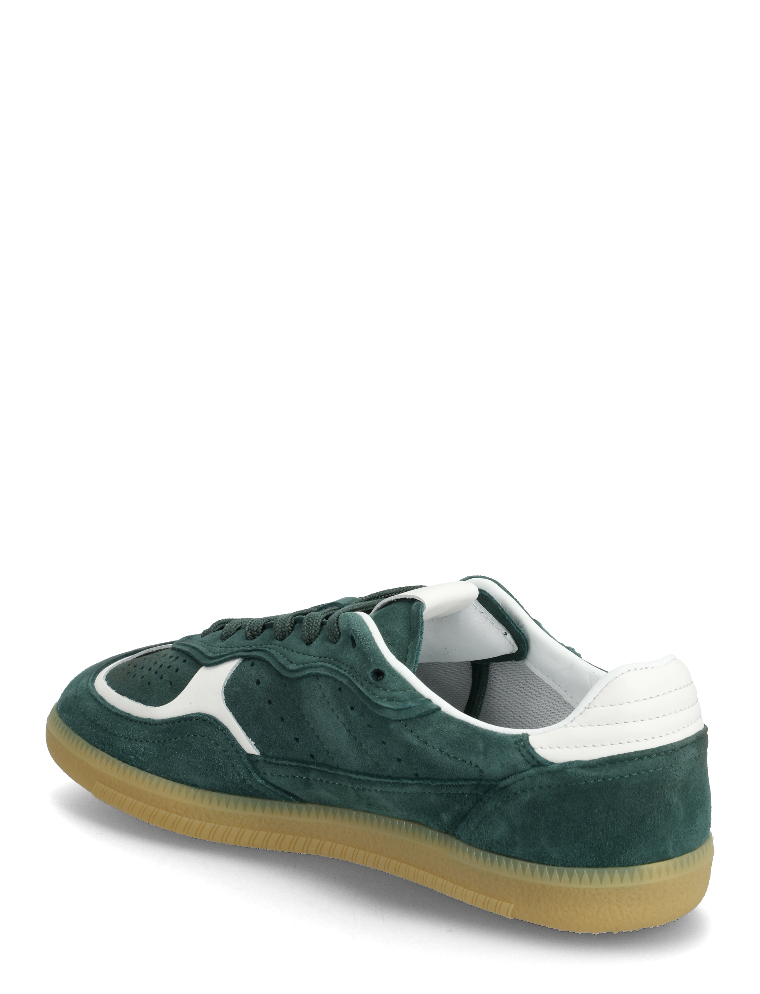 ALOHAS - Tb.490 Rife Chocolate Cream Leather Sneakers - lave sneakers - green - 2
