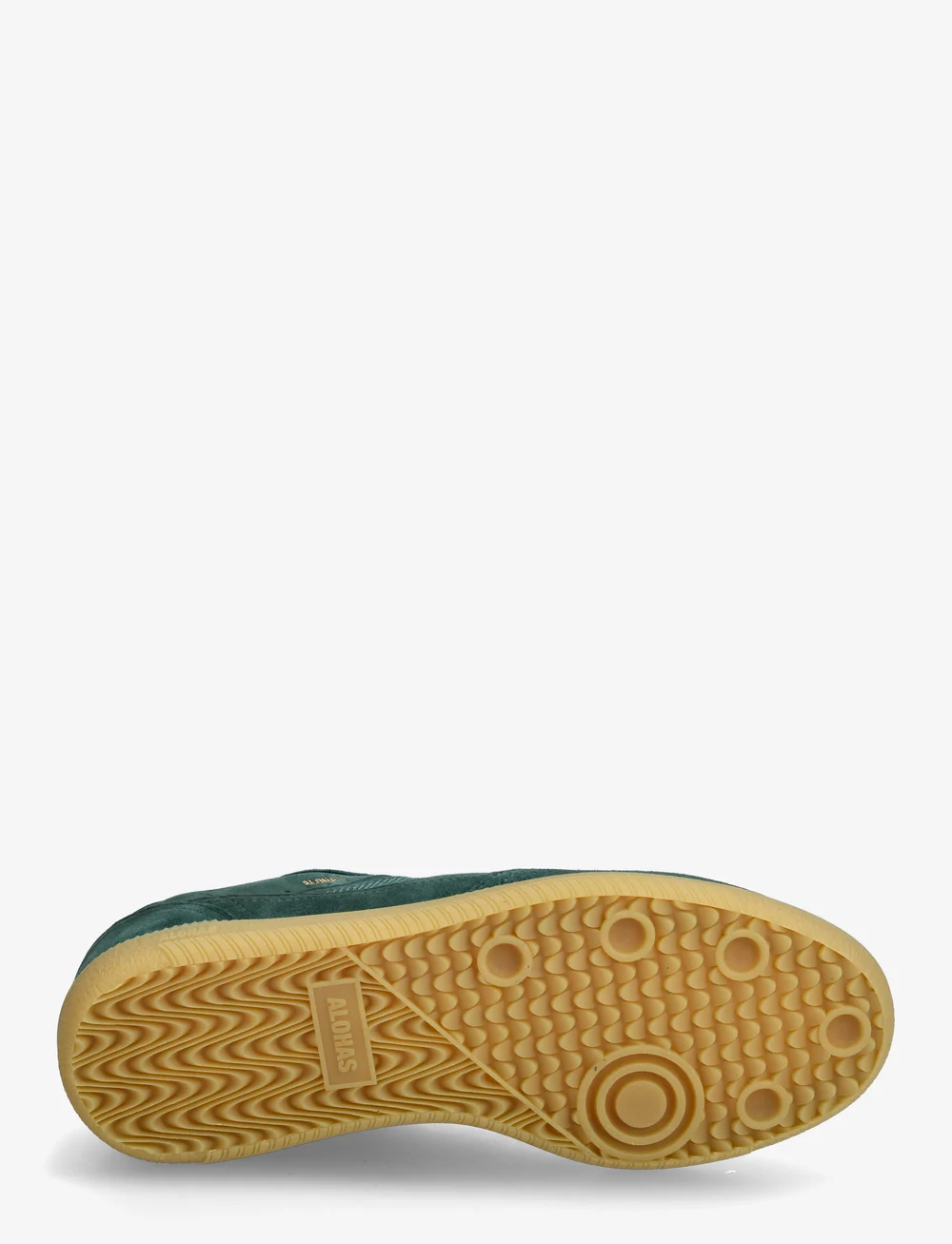 ALOHAS - Tb.490 Rife Cornflower Blue Cream Leather Sneakers - madala säärega tossud - green - 4