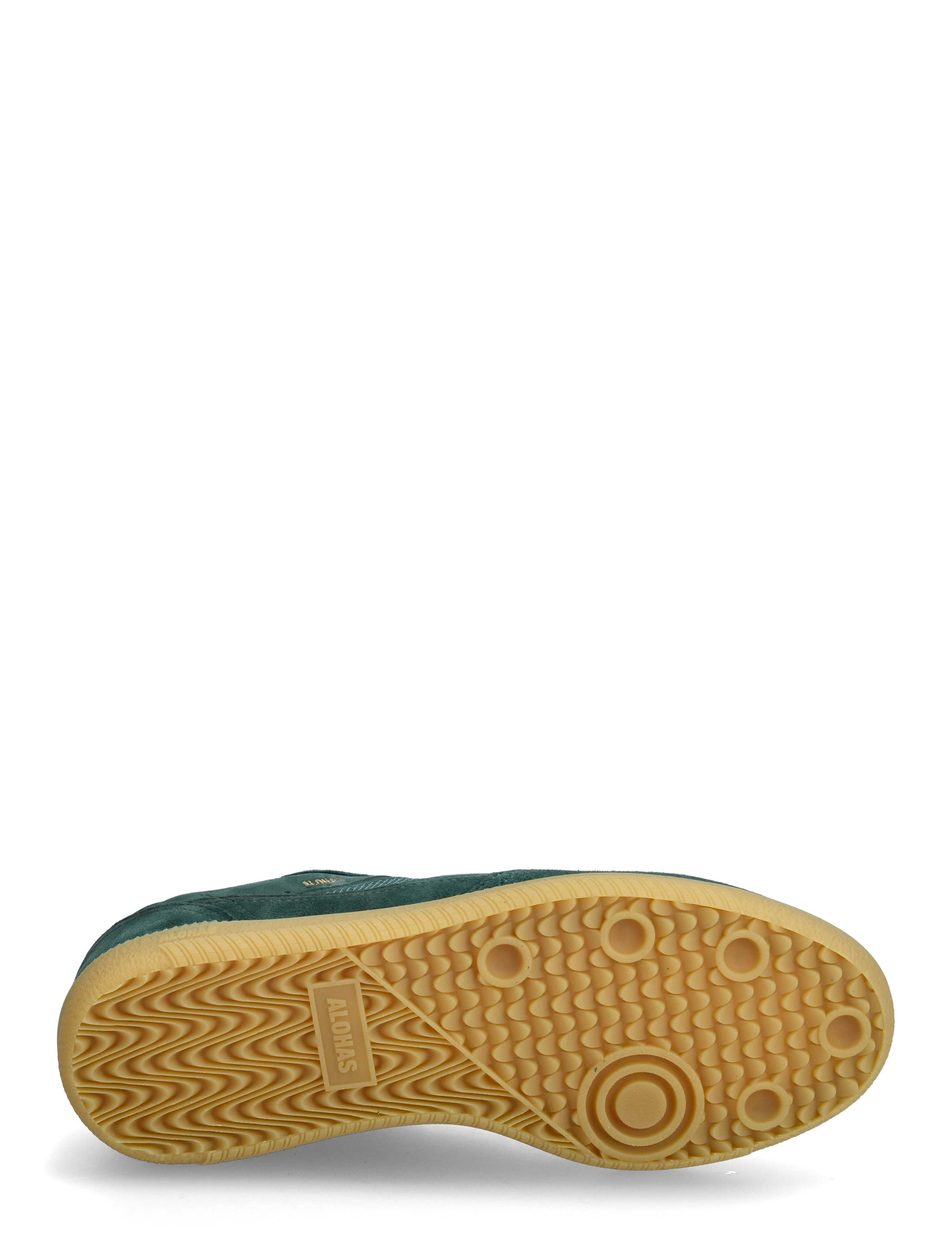 ALOHAS - Tb.490 Rife Chocolate Cream Leather Sneakers - lave sneakers - green - 4
