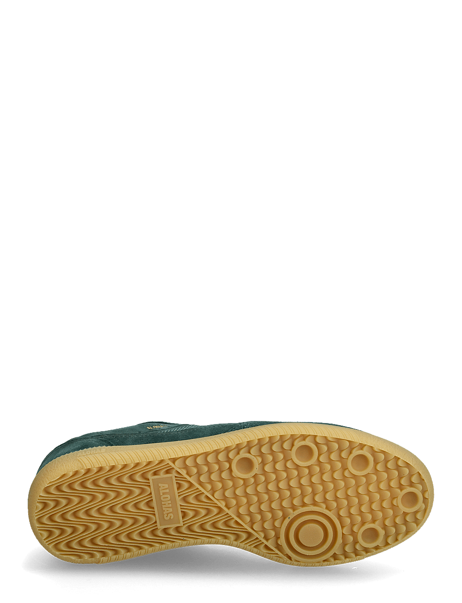 ALOHAS - Tb.490 Rife Chocolate Cream Leather Sneakers - lave sneakers - green - 4