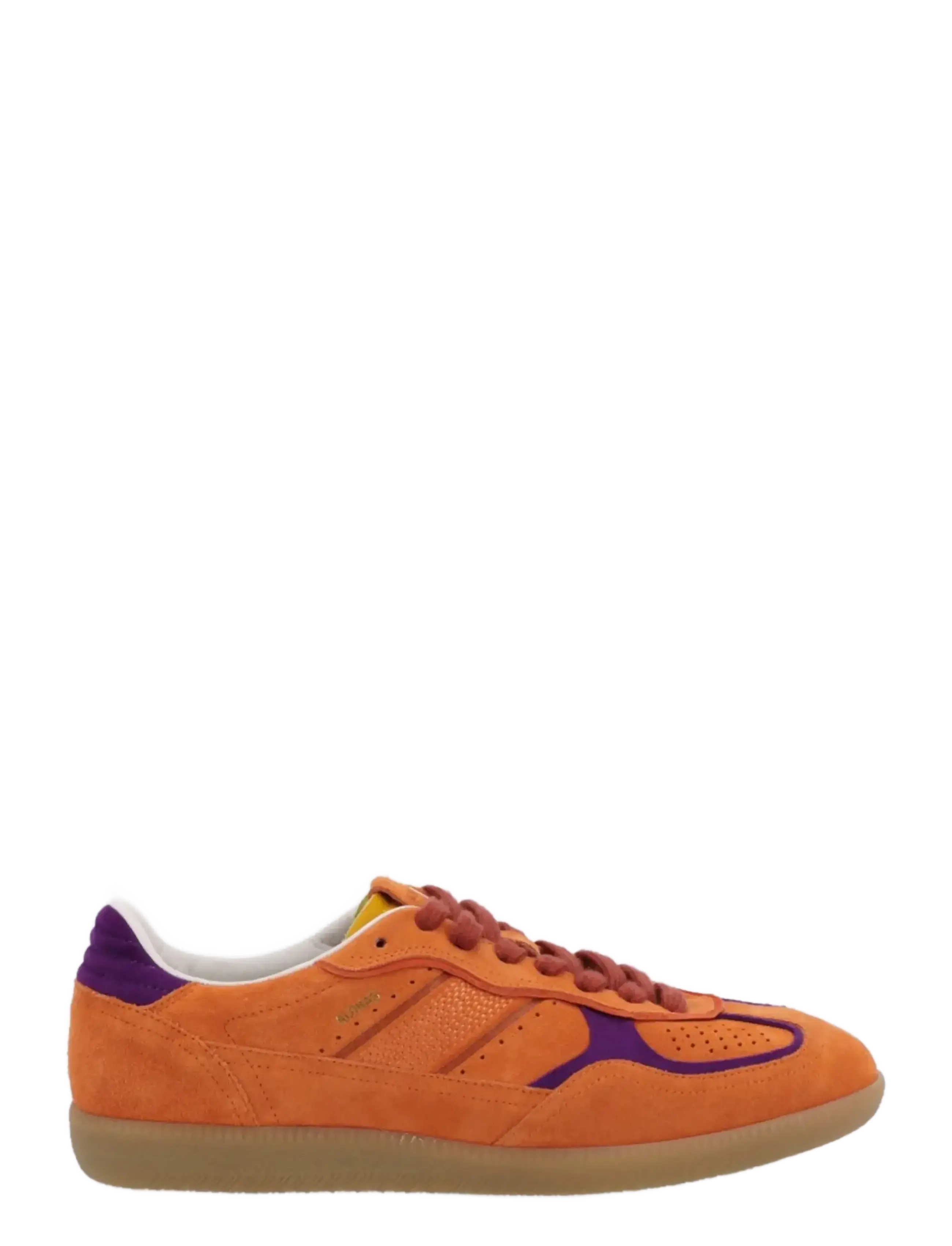 ALOHAS - Tb.490 Rife Chocolate Cream Leather Sneakers - baskets basses - orange - 1
