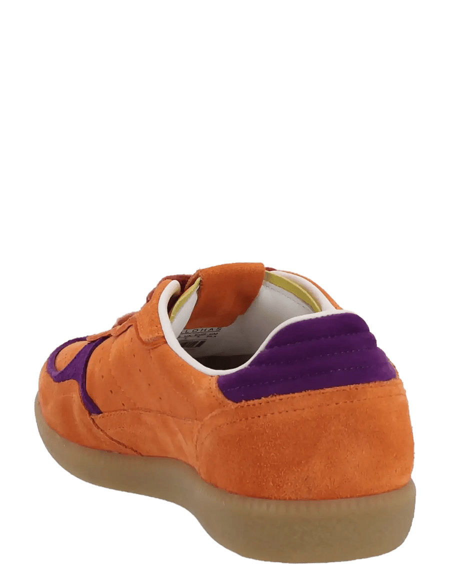 ALOHAS - Tb.490 Rife Chocolate Cream Leather Sneakers - baskets basses - orange - 2