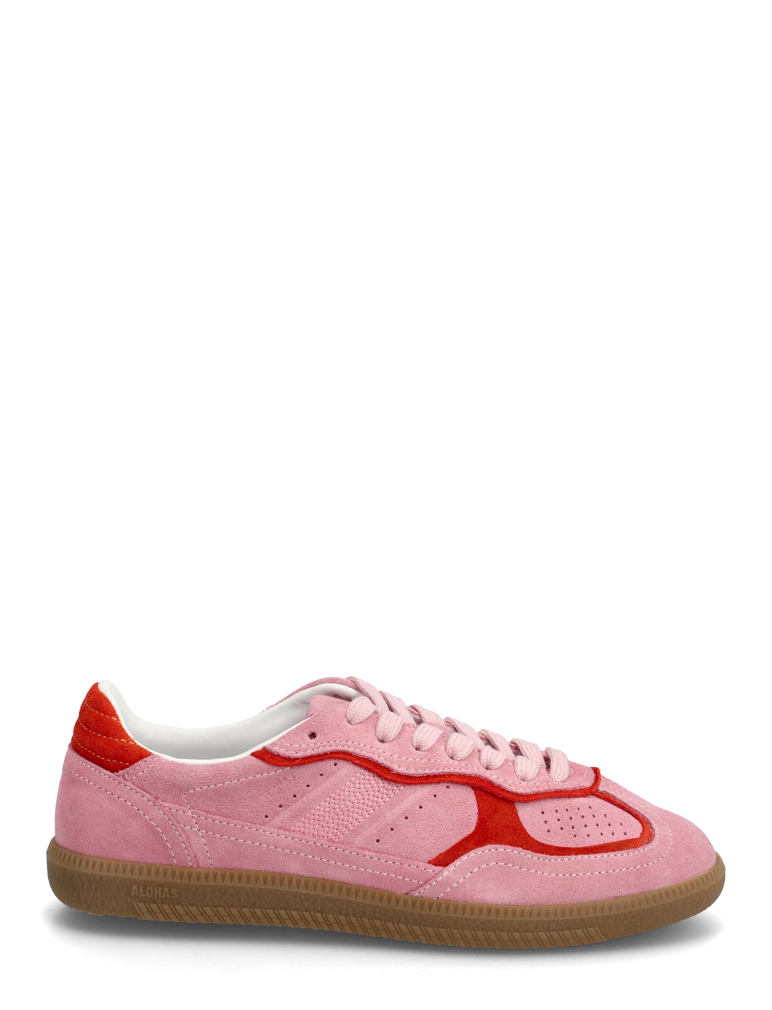 ALOHAS - Tb.490 Rife Chocolate Cream Leather Sneakers - lave sneakers - pink - 1