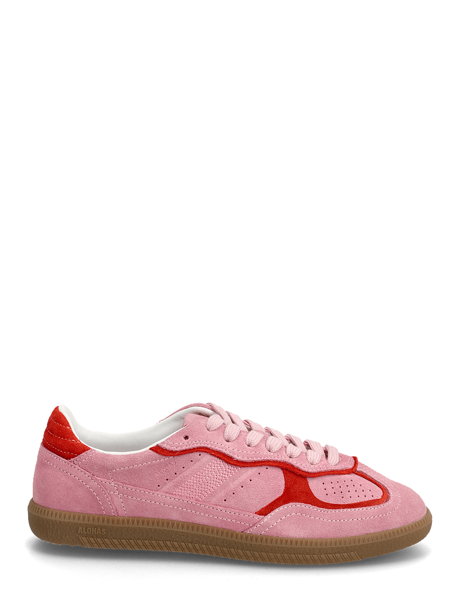 ALOHAS - Tb.490 Rife Chocolate Cream Leather Sneakers - lave sneakers - pink - 1