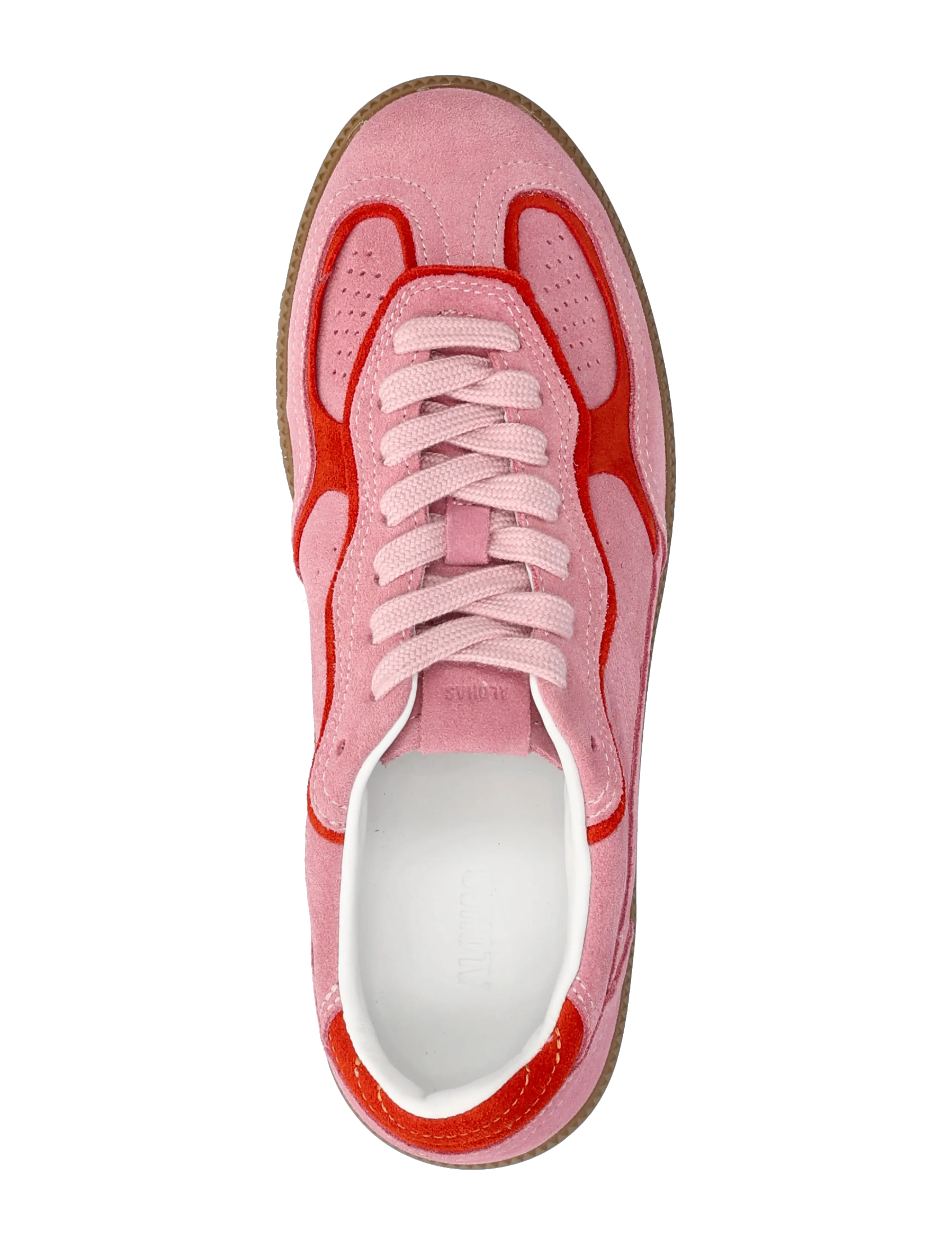 ALOHAS - Tb.490 Rife Chocolate Cream Leather Sneakers - lave sneakers - pink - 3
