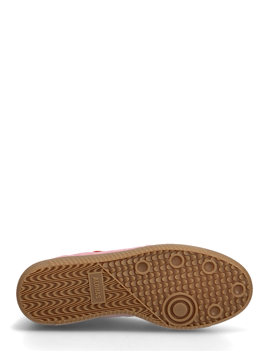 ALOHAS - Tb.490 Rife Chocolate Cream Leather Sneakers - lave sneakers - pink - 4