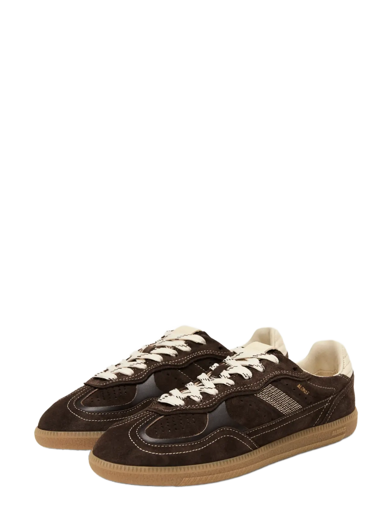 ALOHAS Tb.490 Rife Chocolate Cream Leather Sneakers - Schuhe - SUDAN BROWN / brown
