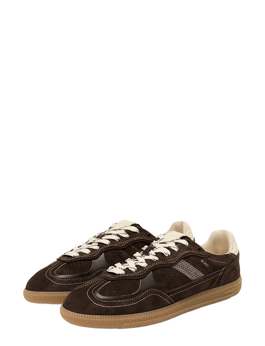ALOHAS - Tb.490 Rife Chocolate Cream Leather Sneakers - lave sneakers - sudan brown - 1