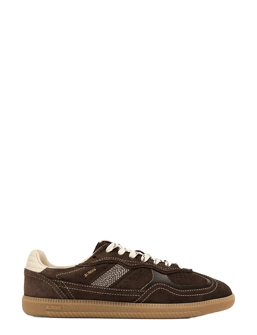 ALOHAS - Tb.490 Rife Chocolate Cream Leather Sneakers - lave sneakers - sudan brown - 2