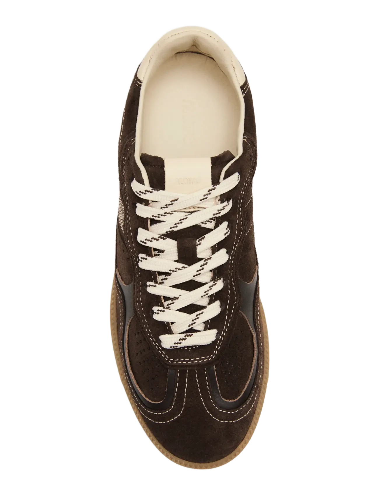 ALOHAS - Tb.490 Rife Chocolate Cream Leather Sneakers - lave sneakers - sudan brown - 3