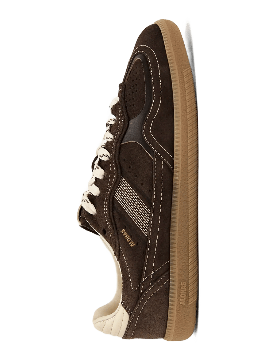 ALOHAS - Tb.490 Rife Chocolate Cream Leather Sneakers - lave sneakers - sudan brown - 4