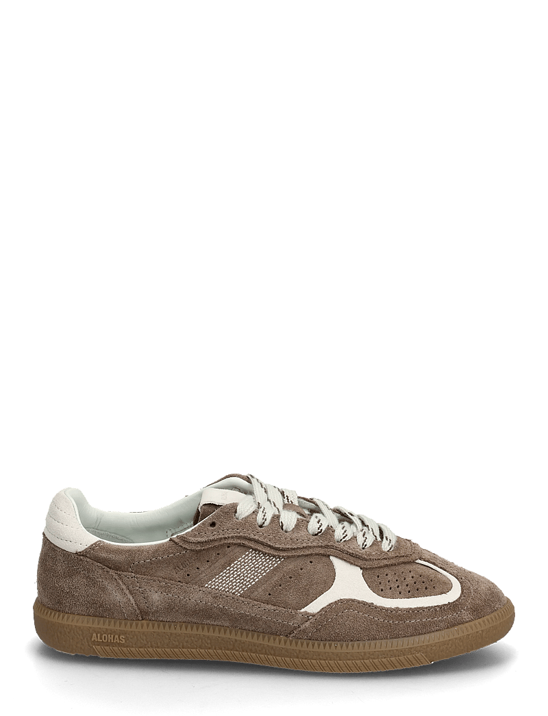 ALOHAS - Tb.490 Rife Burgundy Cream Leather Sneakers - niedrige sneakers - taupe - 1