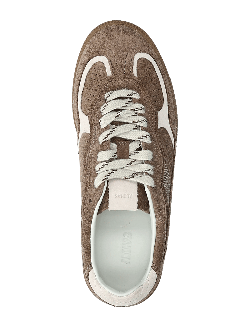 ALOHAS - Tb.490 Rife Burgundy Cream Leather Sneakers - niedrige sneakers - taupe - 3