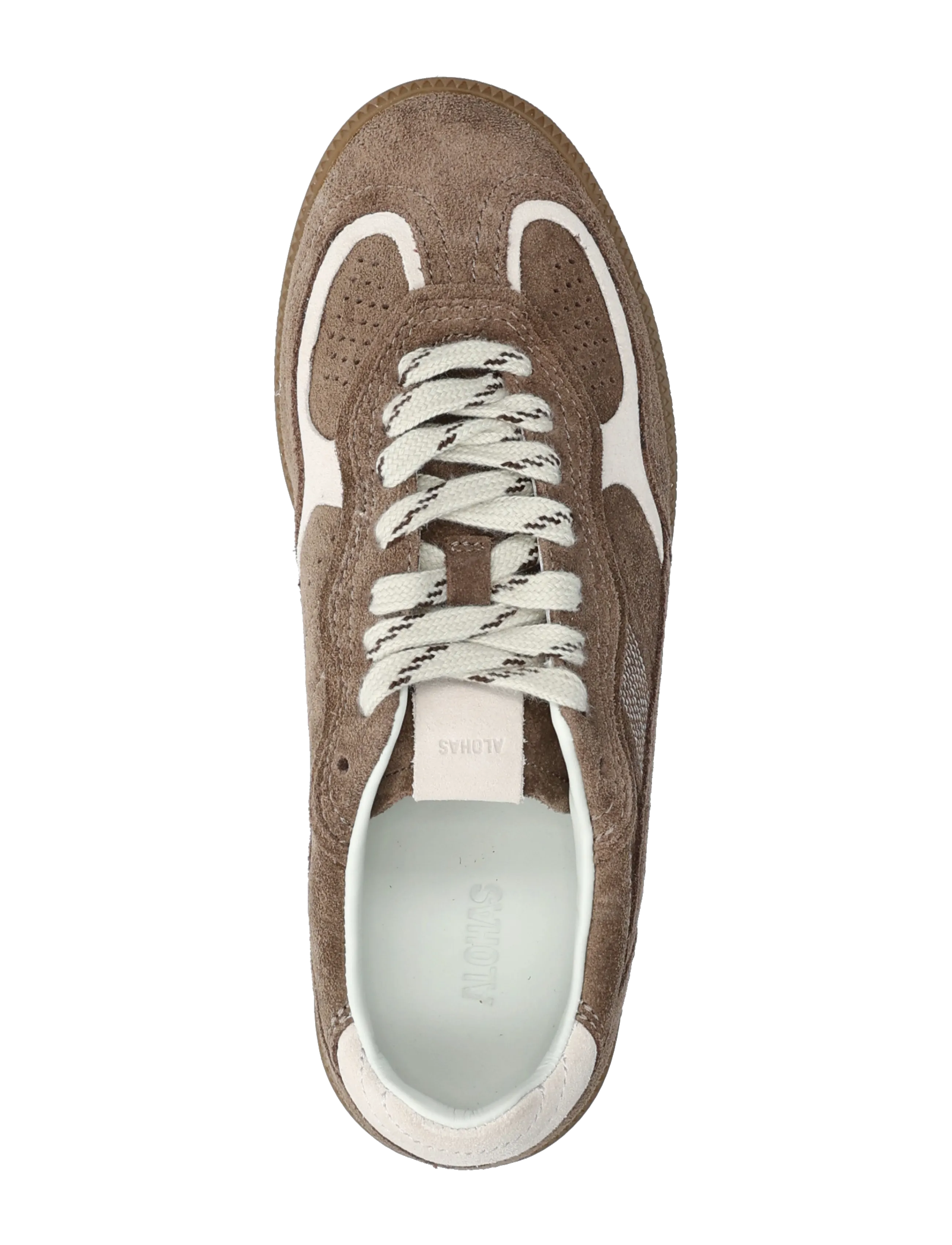 ALOHAS - Tb.490 Rife Chocolate Cream Leather Sneakers - sneakers med lavt skaft - taupe - 3