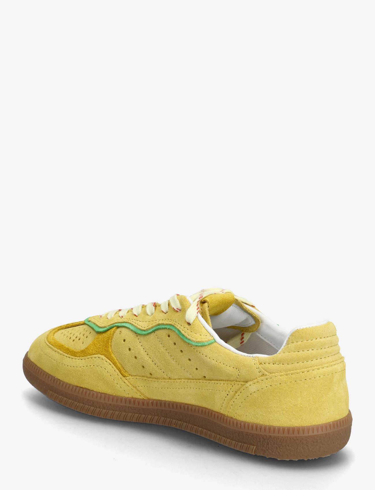 ALOHAS - Tb.490 Rife Burgundy Cream Leather Sneakers - låga sneakers - yellow - 2