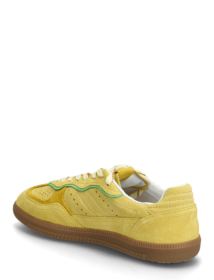 ALOHAS - Tb.490 Rife Chocolate Cream Leather Sneakers - lave sneakers - yellow - 2