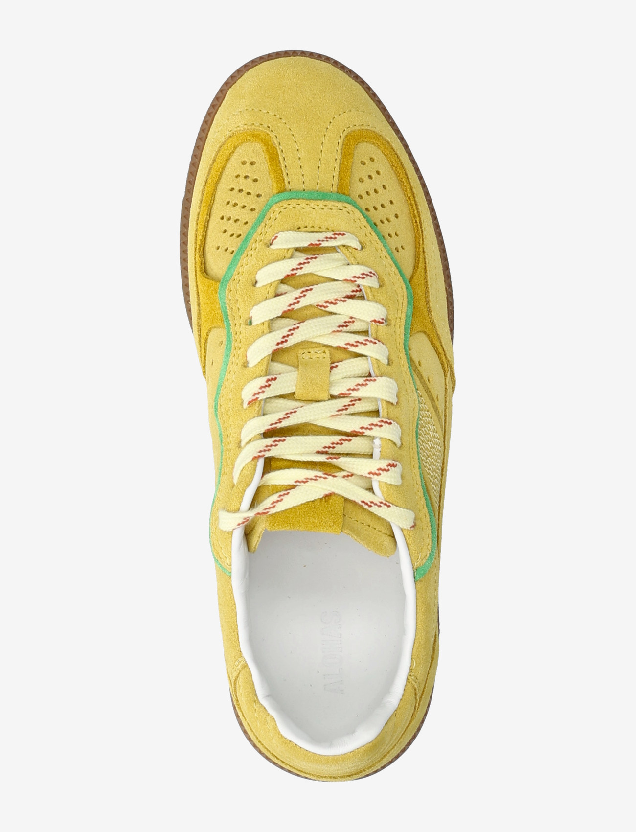 ALOHAS - Tb.490 Rife Burgundy Cream Leather Sneakers - låga sneakers - yellow - 3