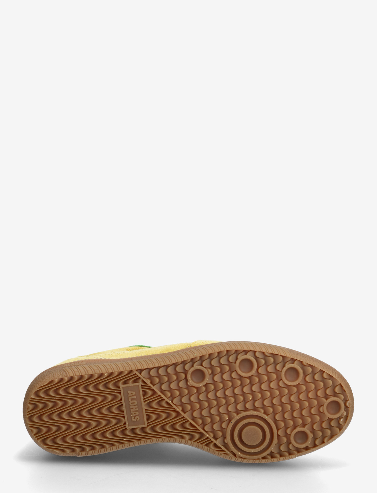 ALOHAS - Tb.490 Rife Burgundy Cream Leather Sneakers - låga sneakers - yellow - 4