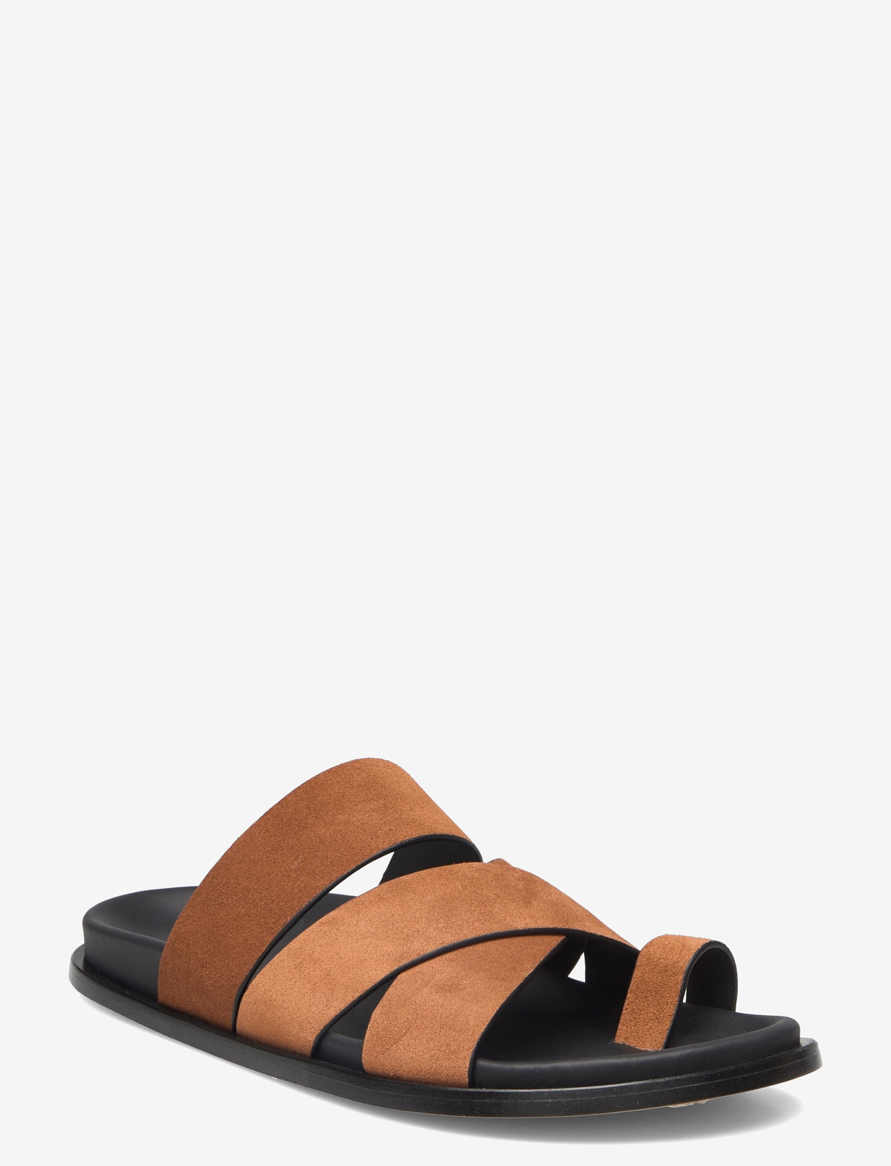 ALOHAS Harllow Suede Leather Sandals (ALHS100529) Flache