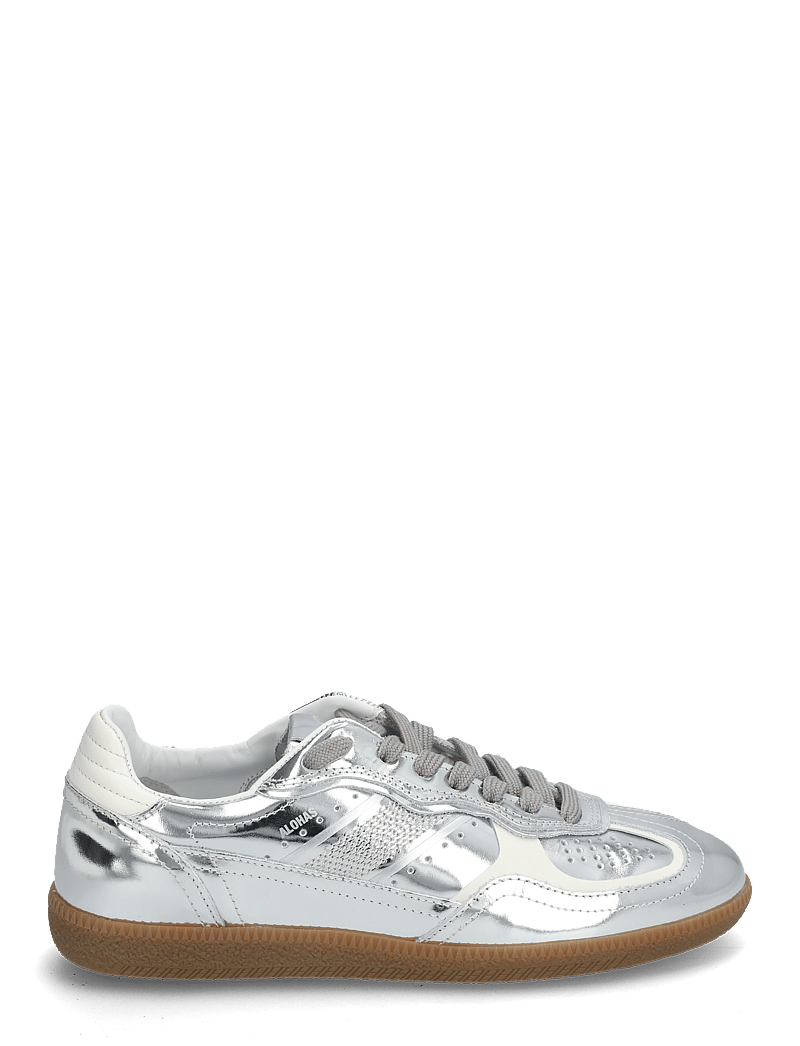 ALOHAS - Tb.490 Rife Shimmer Silver Cream Leather Sneakers - låga sneakers - rife shimmer silver cream - 2