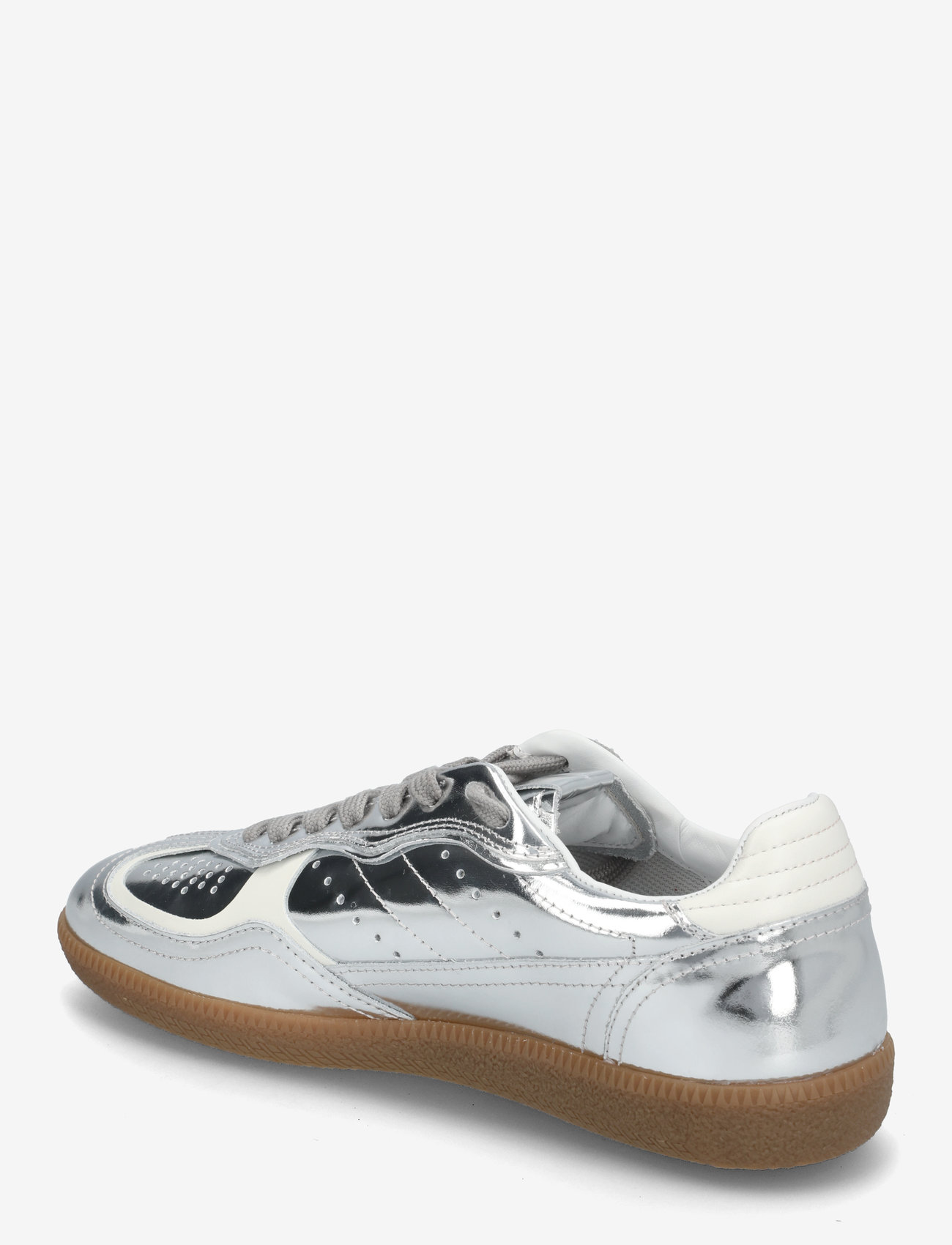 ALOHAS - Tb.490 Rife Shimmer Silver Cream Leather Sneakers - låga sneakers - rife shimmer silver cream - 3