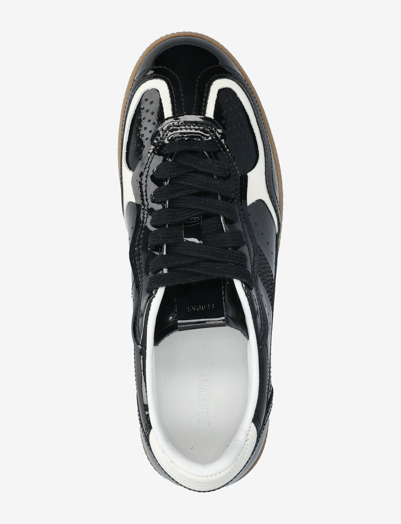 ALOHAS - Tb.490 Rife Leather Sneakers - low top sneakers - rife onix black cream - 3