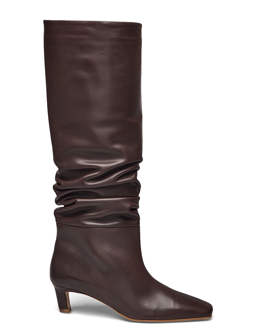 ALOHAS - Kalila Brown Leather Boots - hverdags stil - brown - 1