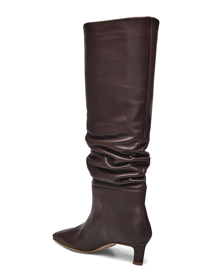 ALOHAS - Kalila Brown Leather Boots - hverdags stil - brown - 2