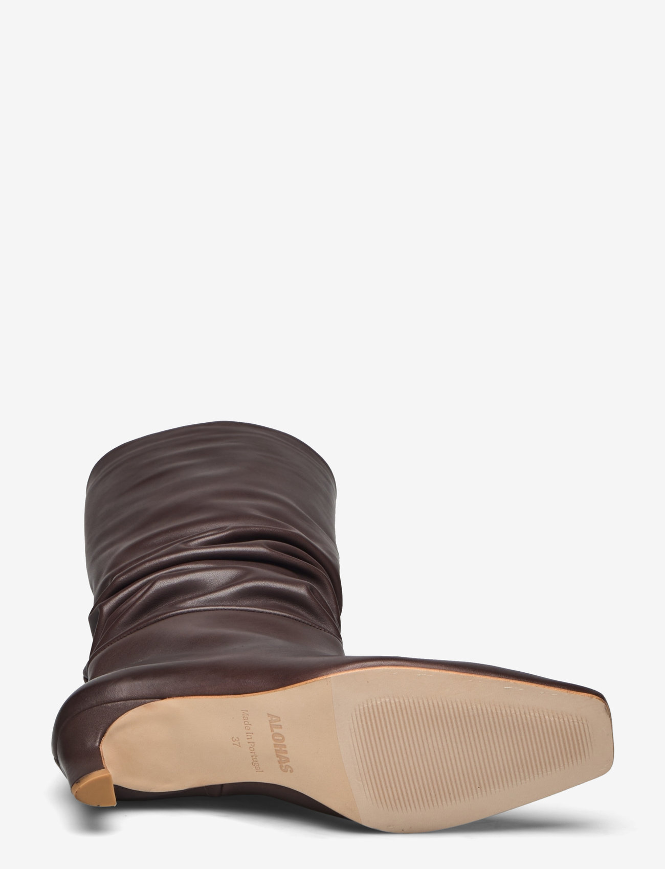 ALOHAS - Kalila Leather Boots - ikdienas stils - brown - 4