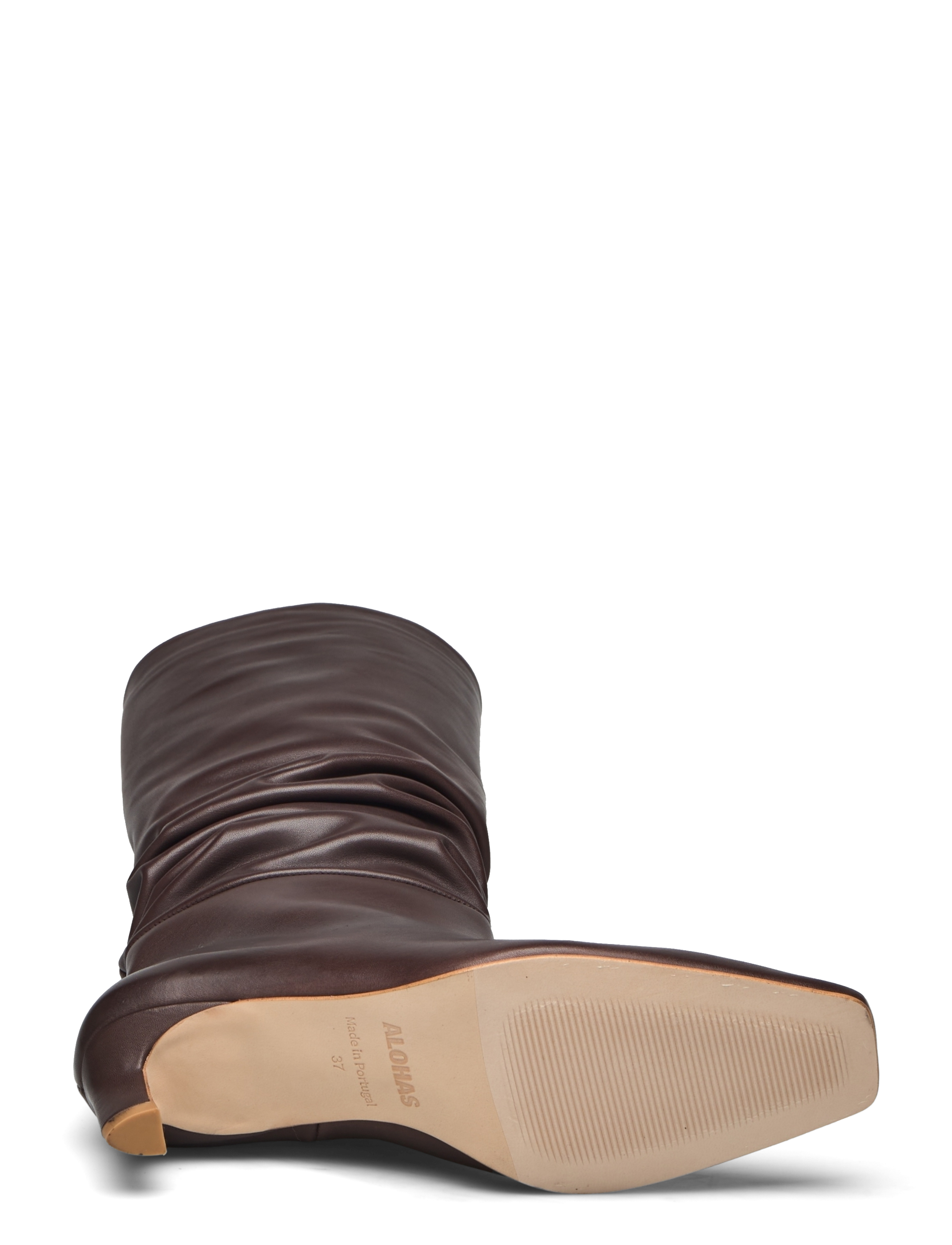 ALOHAS - Kalila Brown Leather Boots - hverdags stil - brown - 4