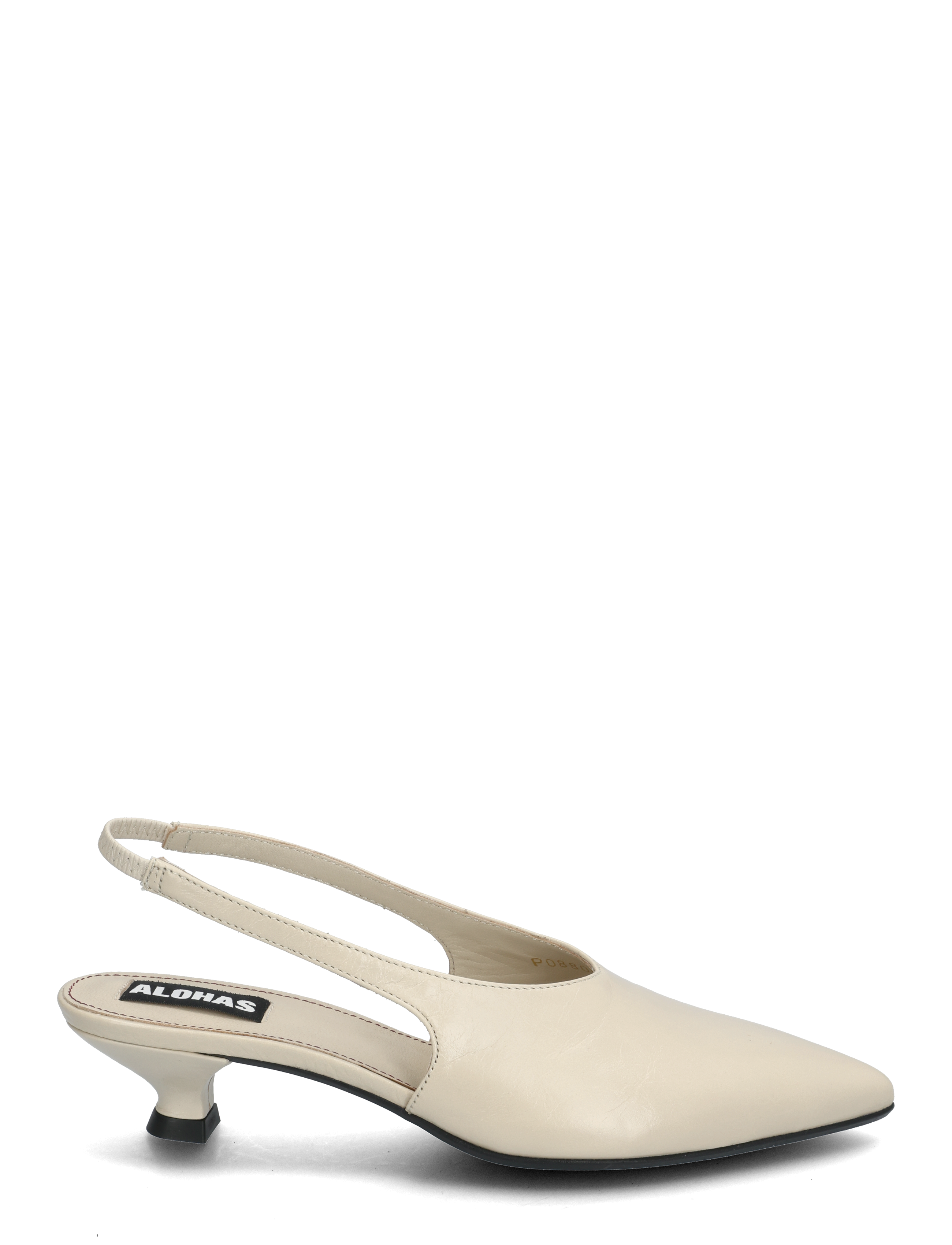 ALOHAS - Eros Leather Pumps - heeled slingbacks - cream - 2