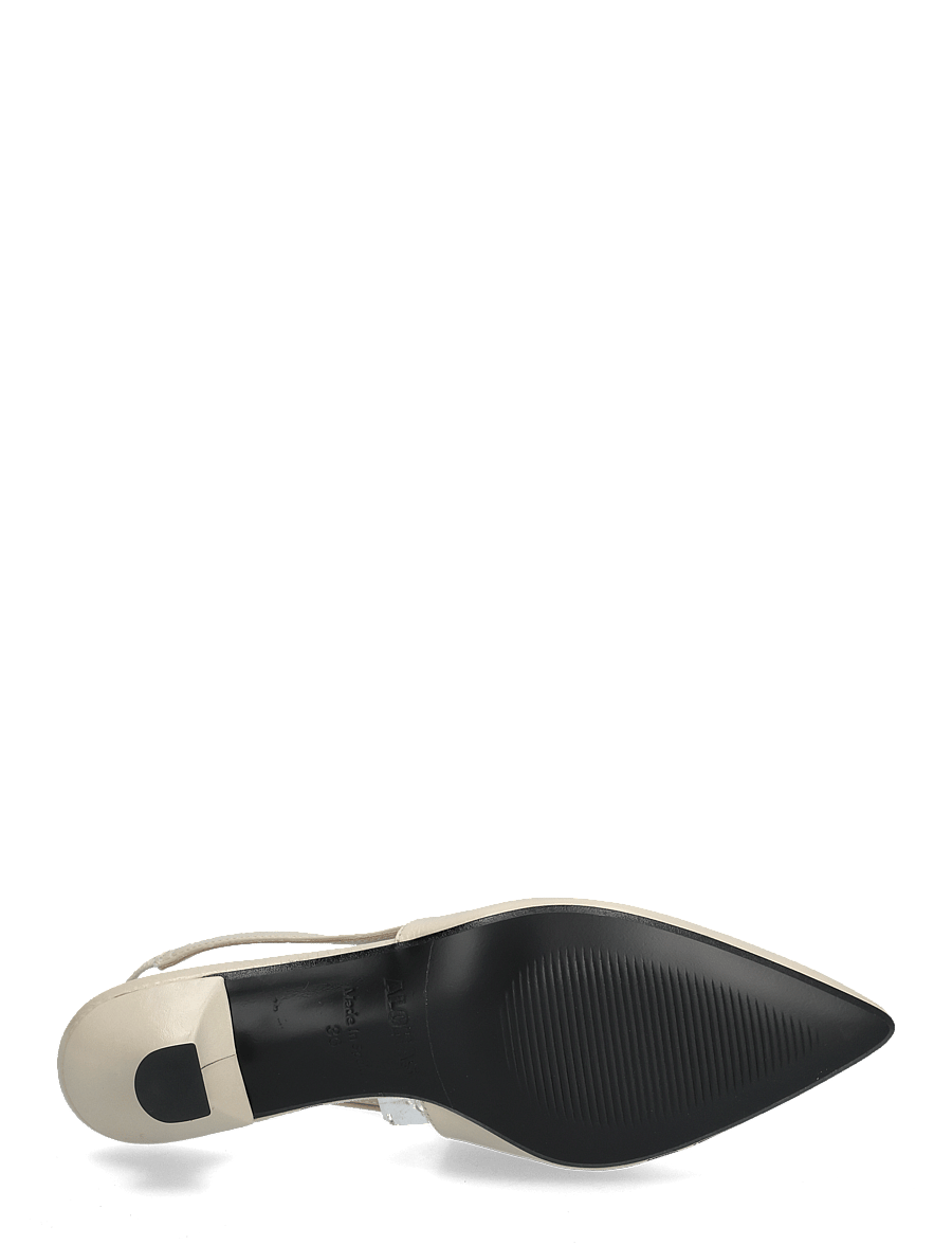 ALOHAS - Eros Leather Pumps - slingbacks mit absatz - cream - 5
