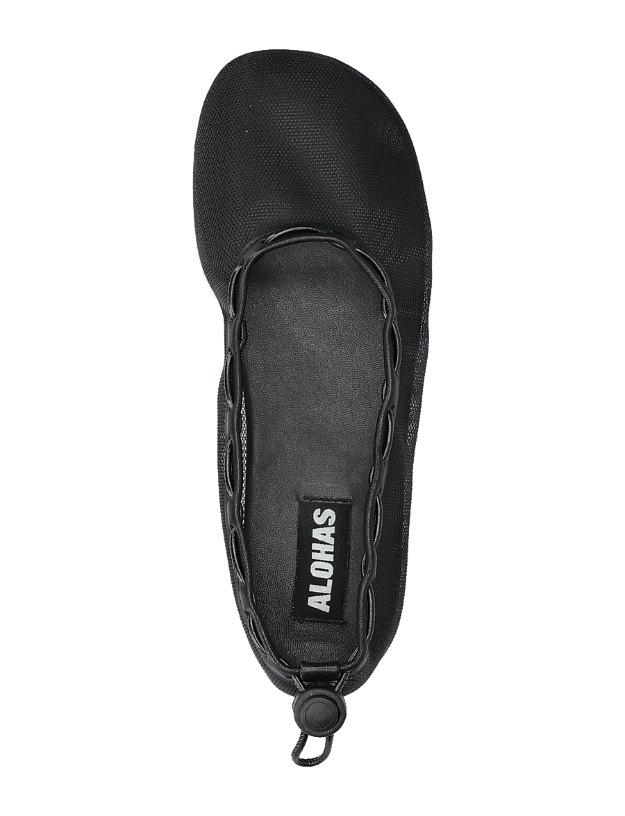 ALOHAS - Gill Mesh Ballet Flats - mesh black - 3