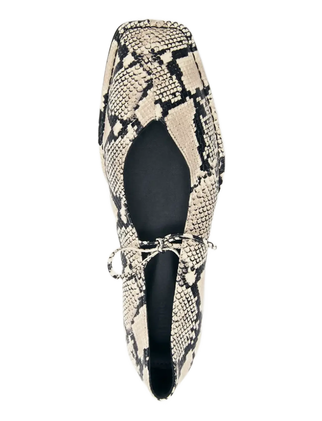 ALOHAS - Sway Indo Beige Leather Ballet Flats - særlige begivenheder - beige - 3