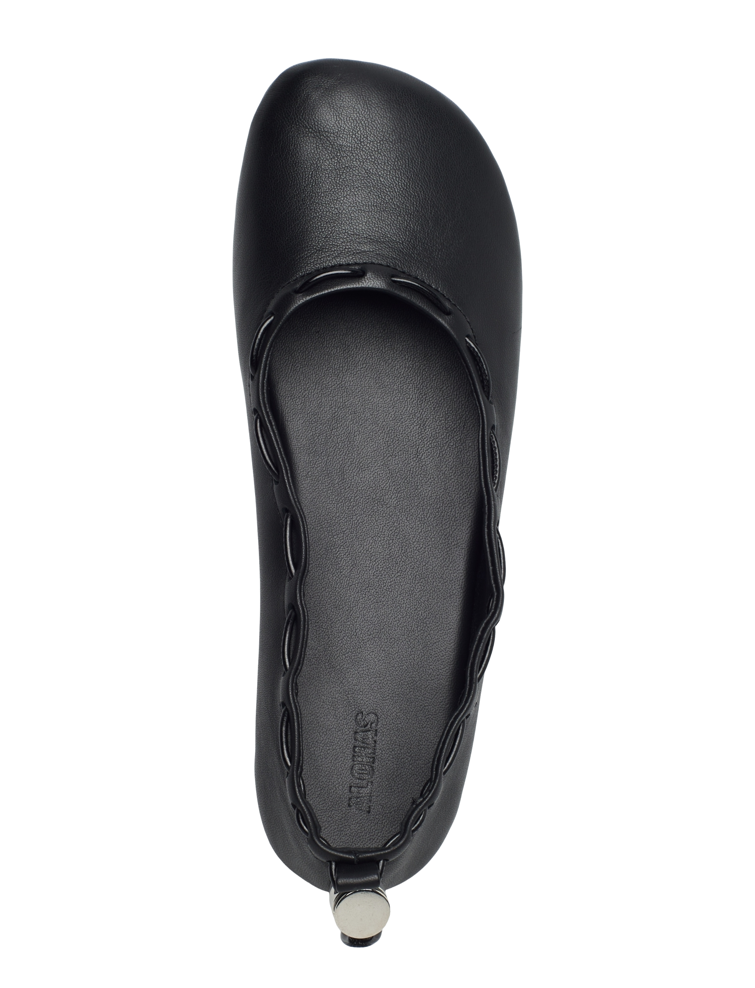 ALOHAS - Gill Leather Ballet Flats - black - 3