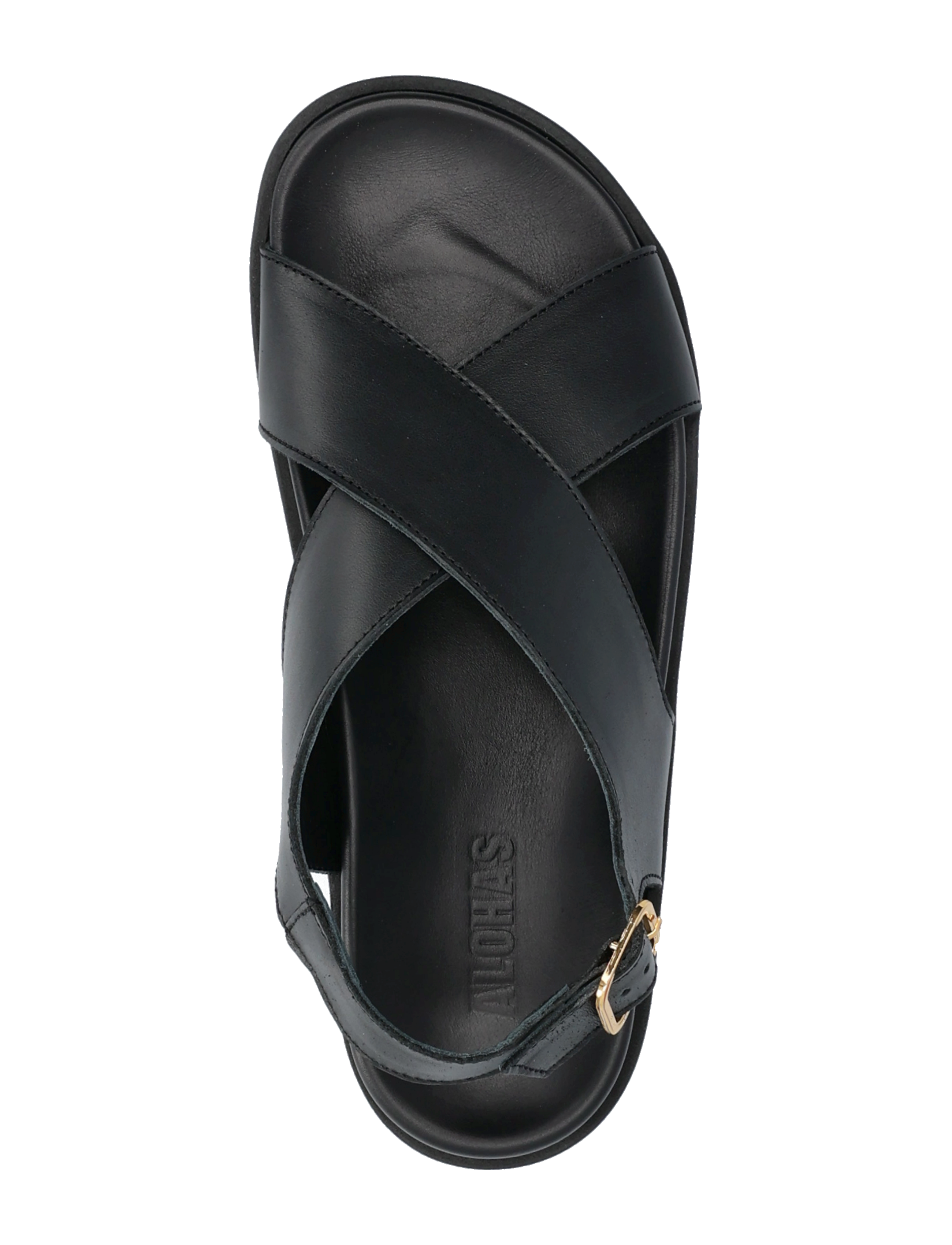ALOHAS - Nico Leather Sandals - black - 3
