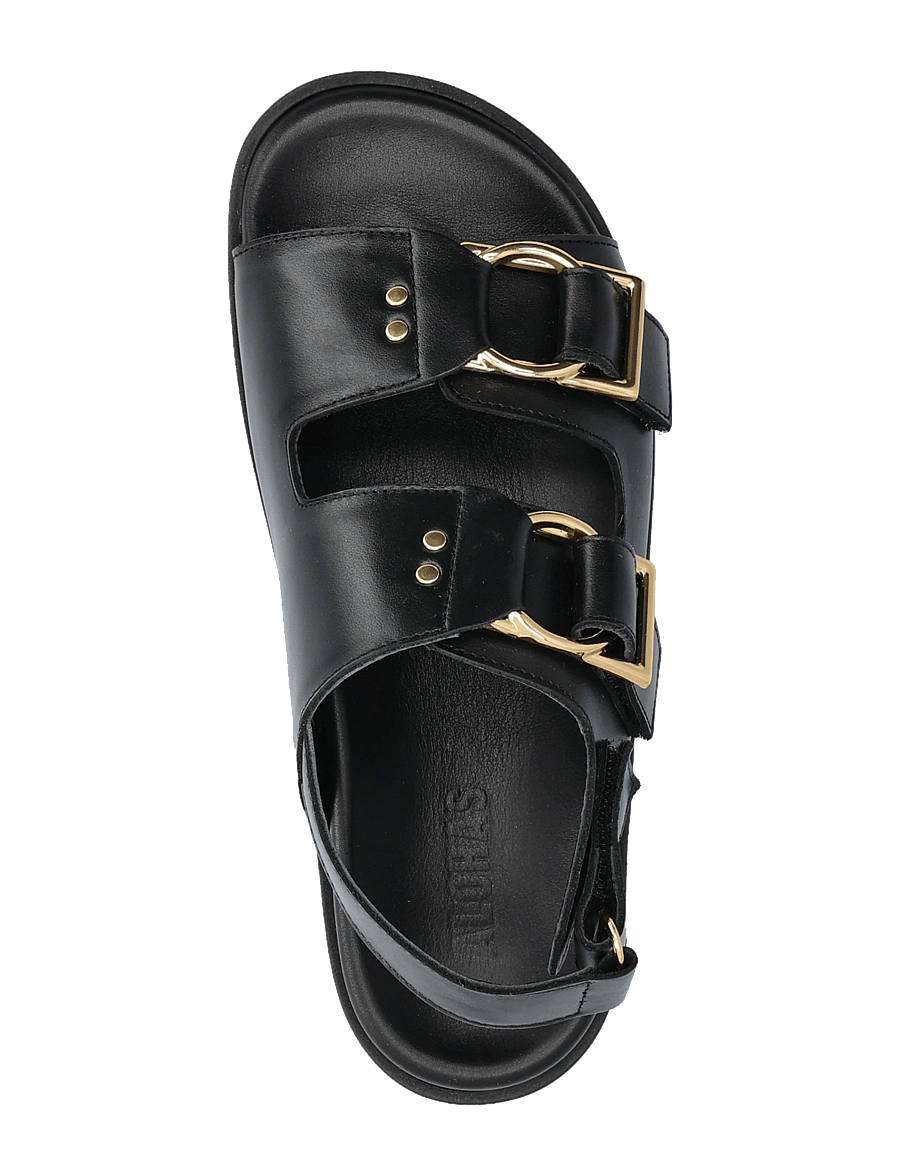 ALOHAS - Maui Leather Sandals - black - 3