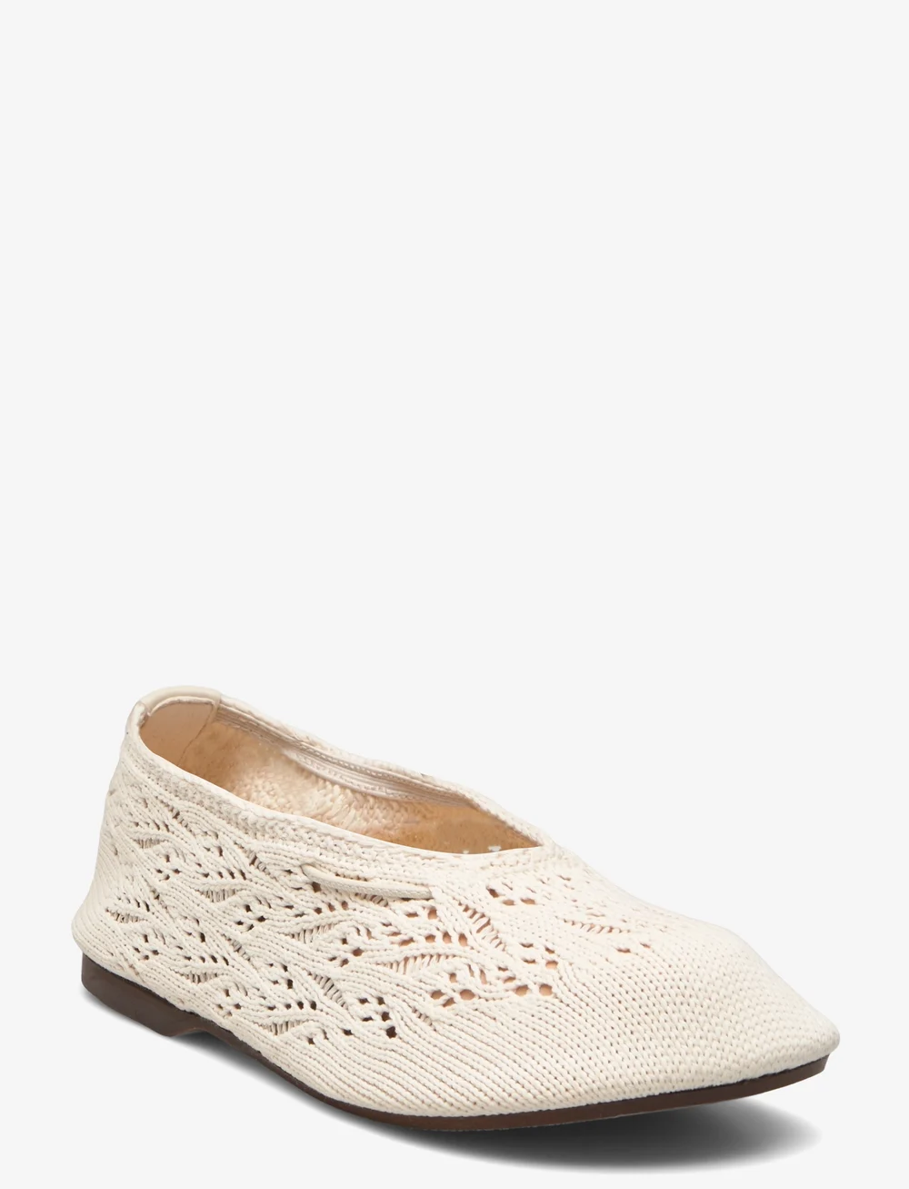 ALOHAS - Rosemary Crochet Ballet Flats - besondere anlässe - crochet cream - 0