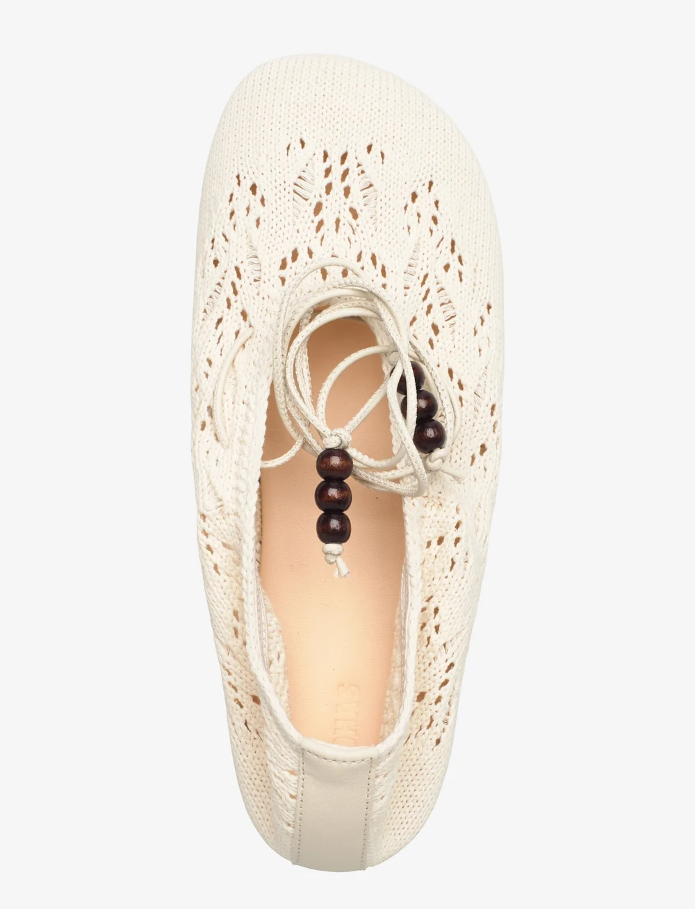 ALOHAS - Rosemary Crochet Ballet Flats - besondere anlässe - crochet cream - 3