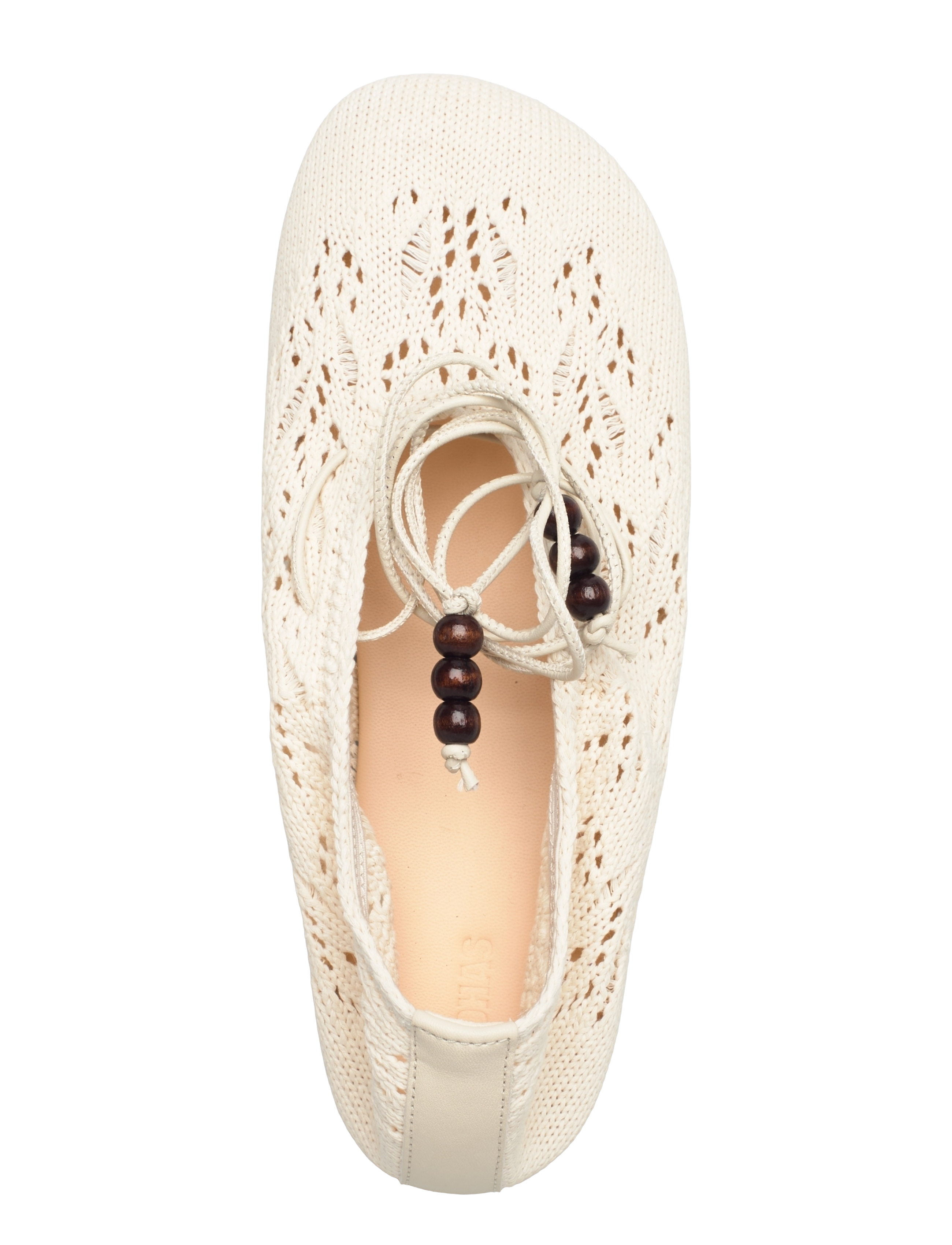 ALOHAS - Rosemary Crochet Ballet Flats - crochet cream - 3