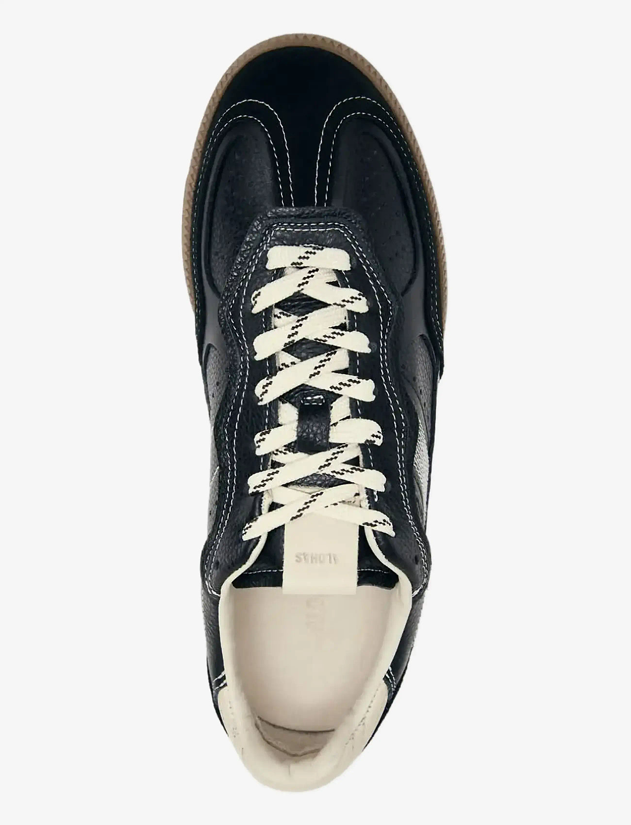 ALOHAS - Tb.490 Rife Grain White Burgundy Leather Sneakers - konfirmatsioon - black - 2
