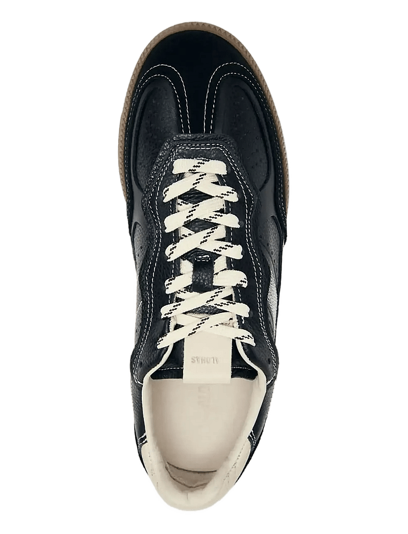 ALOHAS - Tb.490 Rife Grain White Burgundy Leather Sneakers - konfirmatsioon - black - 2