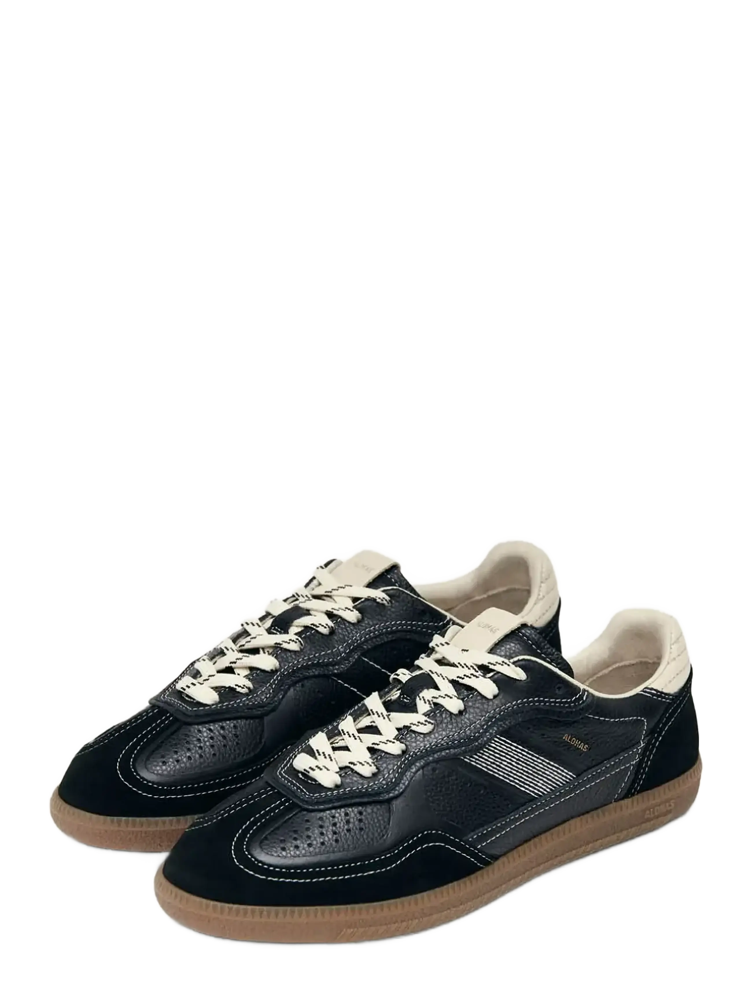 ALOHAS Tb.490 Rife Grain Leather Sneakers dam – bild 6