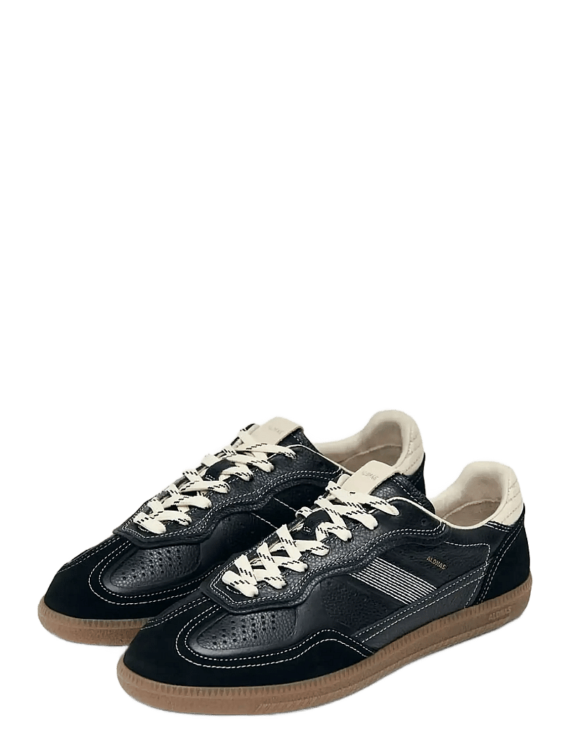 ALOHAS - Tb.490 Rife Grain White Burgundy Leather Sneakers - konfirmatsioon - black - 4