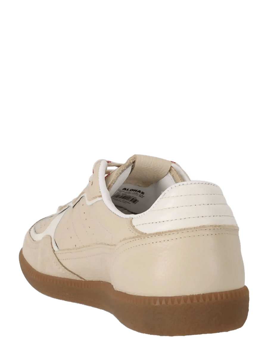 ALOHAS - Tb.490 Rife Grain Leather Sneakers - konfirmatsioon - cream - 3