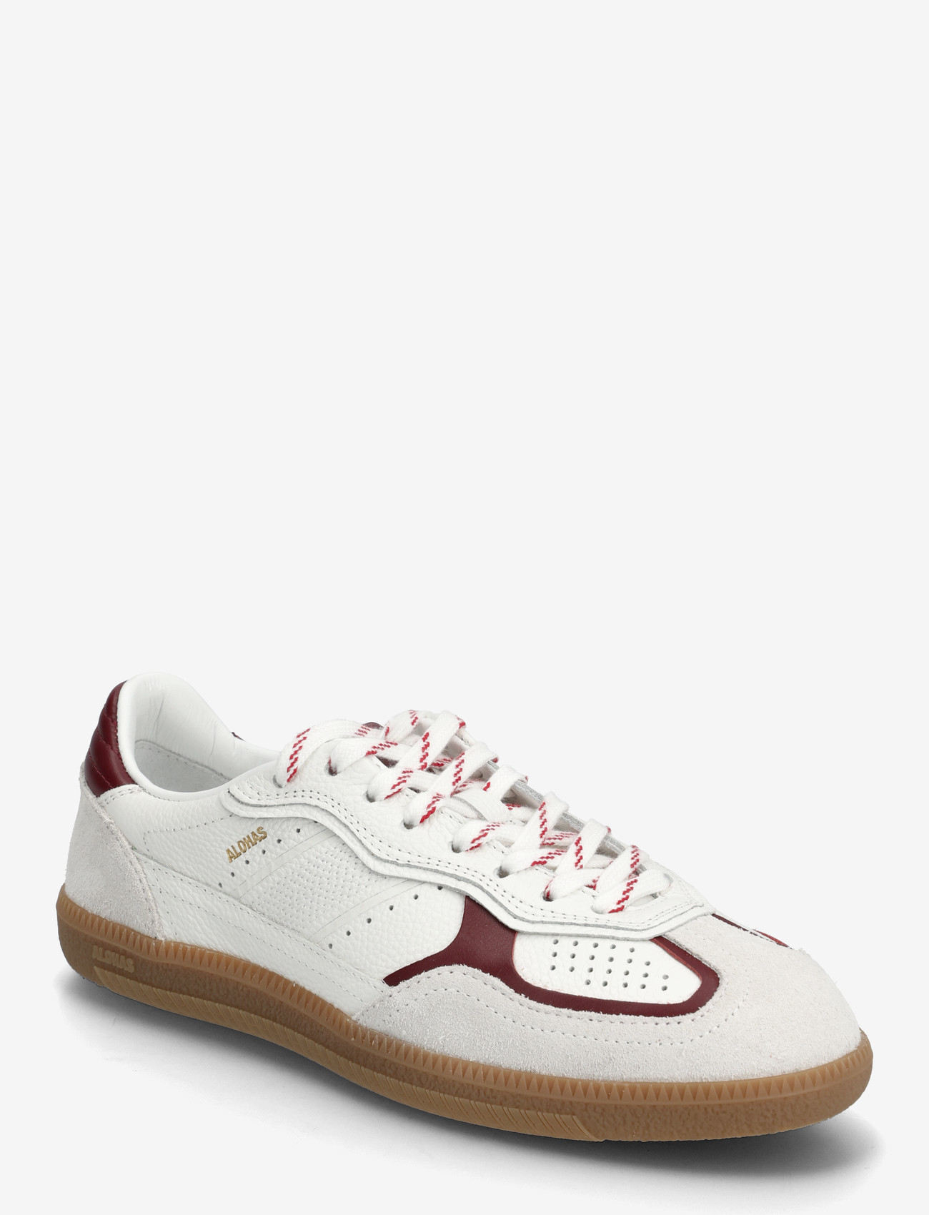 ALOHAS - Tb.490 Rife Grain Black & White Leather Sneakers - konfirmationstøj - white - 0