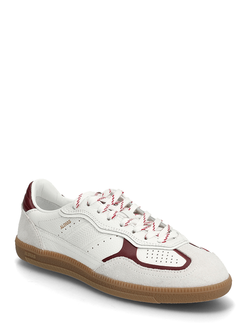 ALOHAS - Tb.490 Rife Grain Black & White Leather Sneakers - konfirmationstøj - white - 0