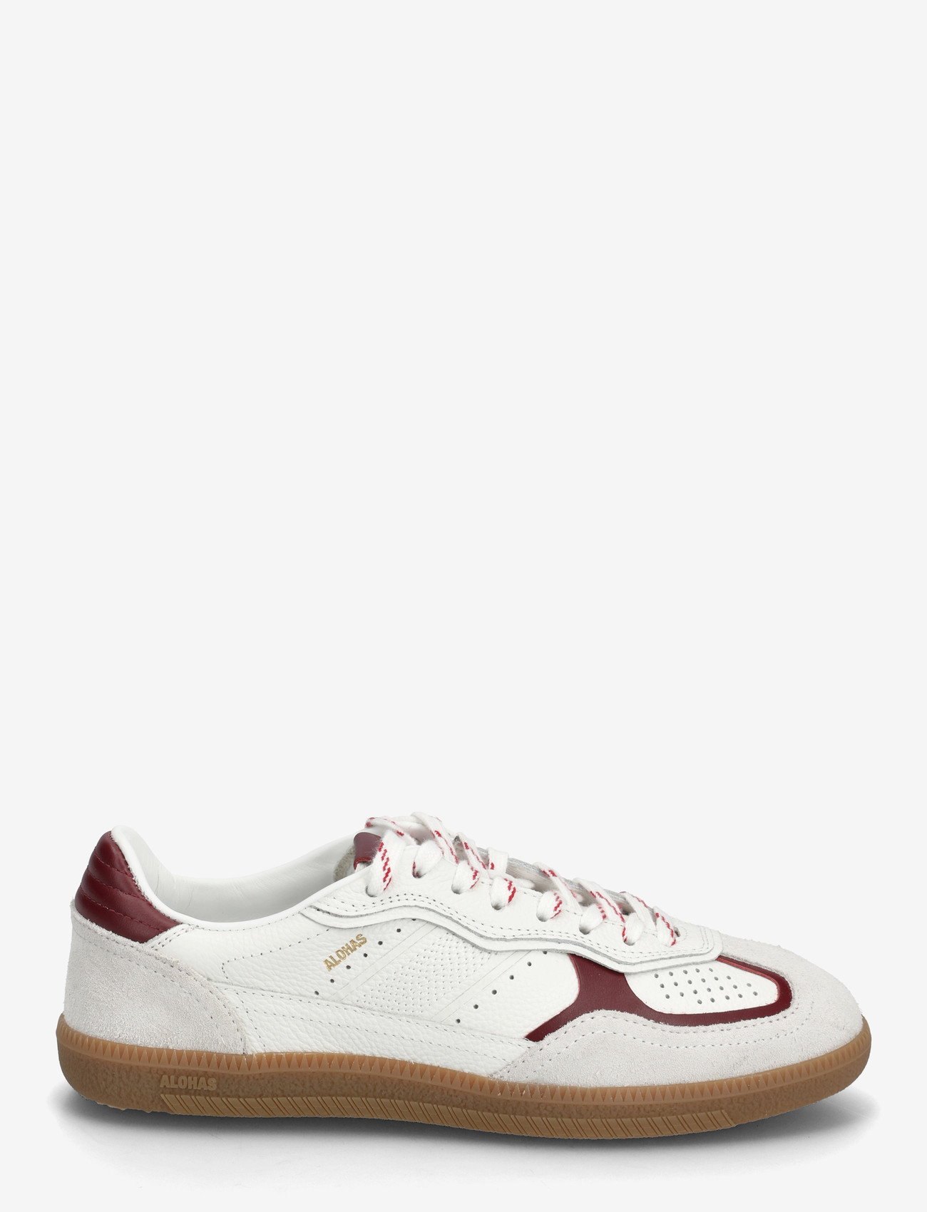 ALOHAS - Tb.490 Rife Grain Black & White Leather Sneakers - konfirmationstøj - white - 1