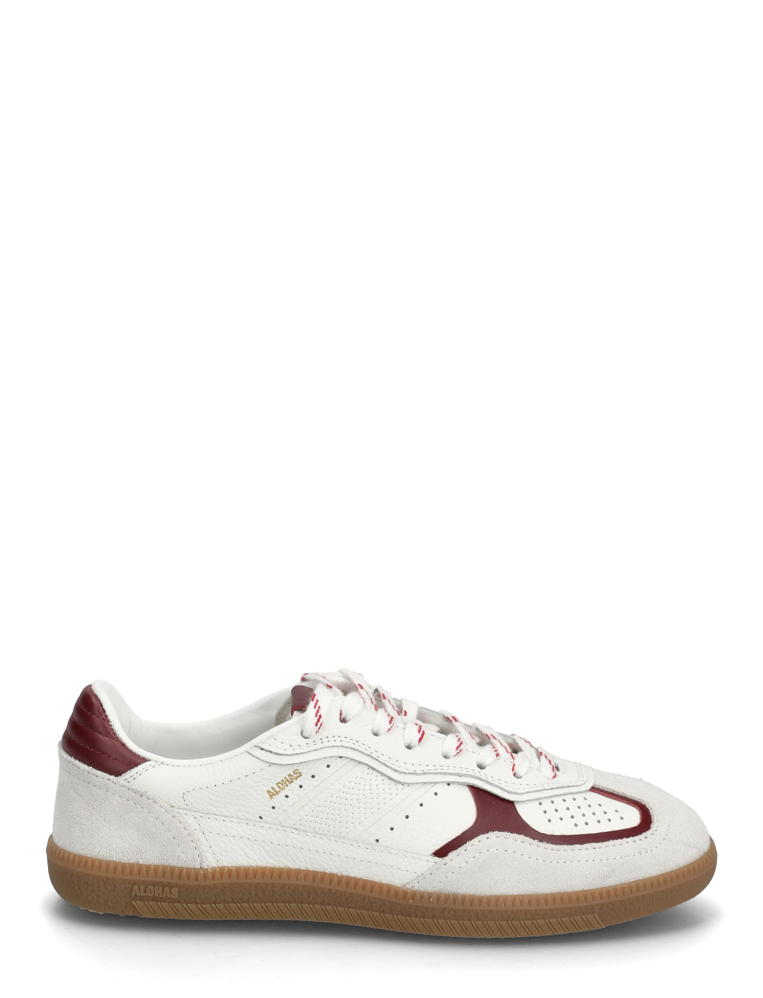 ALOHAS - Tb.490 Rife Grain Leather Sneakers - konfirmation - white - 1
